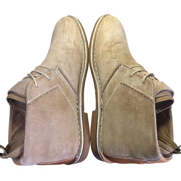 Steve Madden Syrio Classic Tan Leather Ankle Boots Men's Size 10M US - Picture 5 of 7